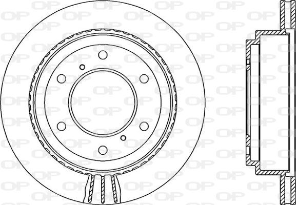 OPEN PARTS Bremžu diski BDR2134.20